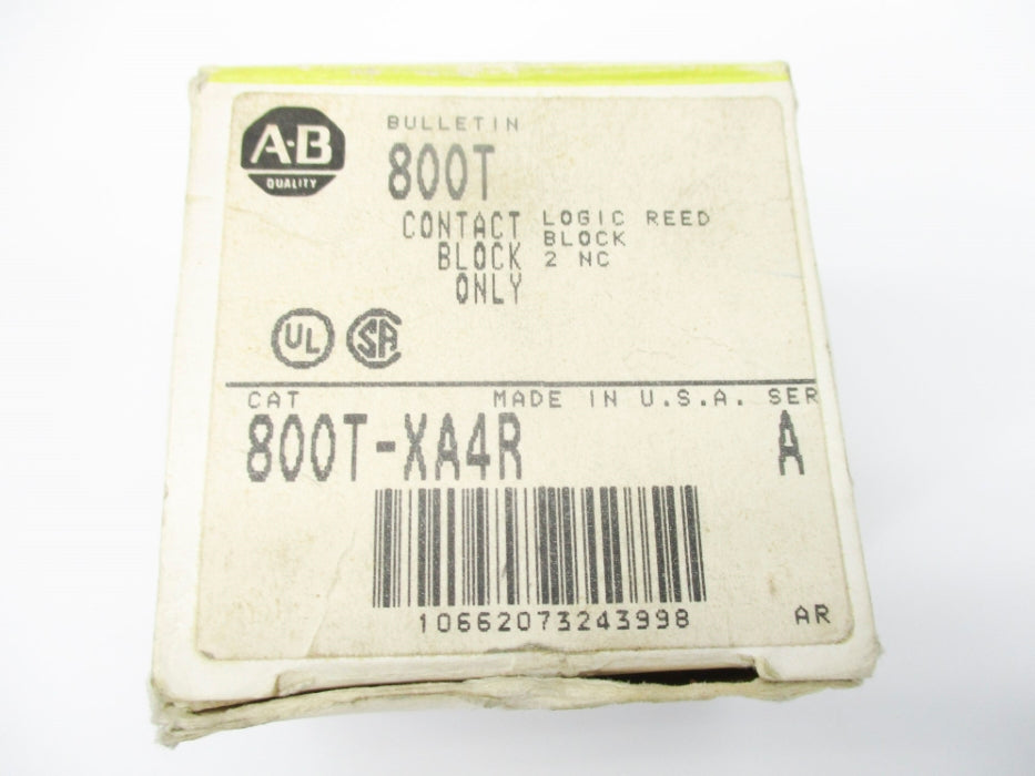 ALLEN BRADLEY 800T-XA4R SER. A (BK/YL) NSMP