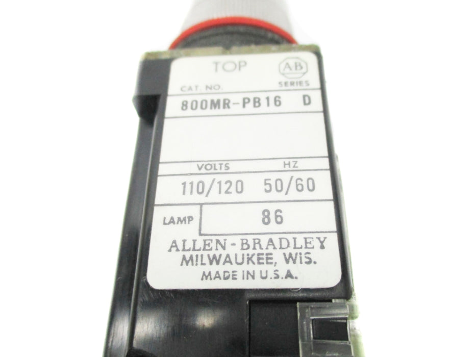 INDUSTRIAL SPARE PART 800MR-PB16 SER. D UNMP