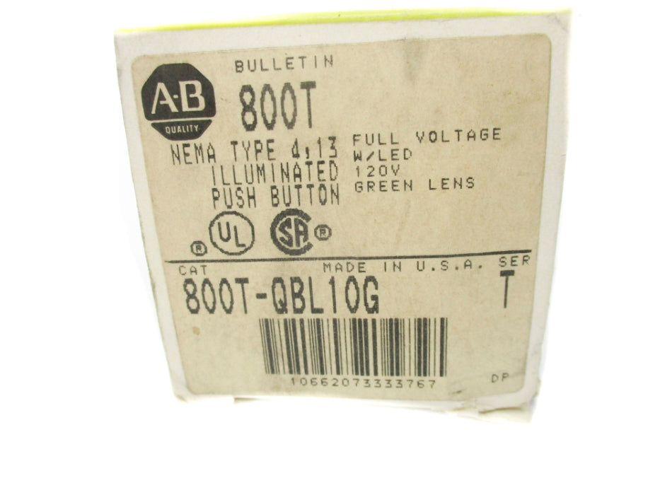 INDUSTRIAL SPARE PART 800T-QBL10G SER. T (BK/YL) NSMP