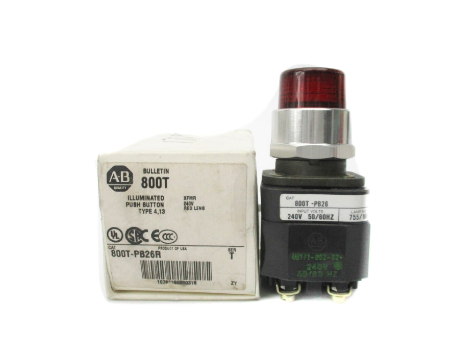 ALLEN BRADLEY 800T-PB26R SER. T (WH) NSMP