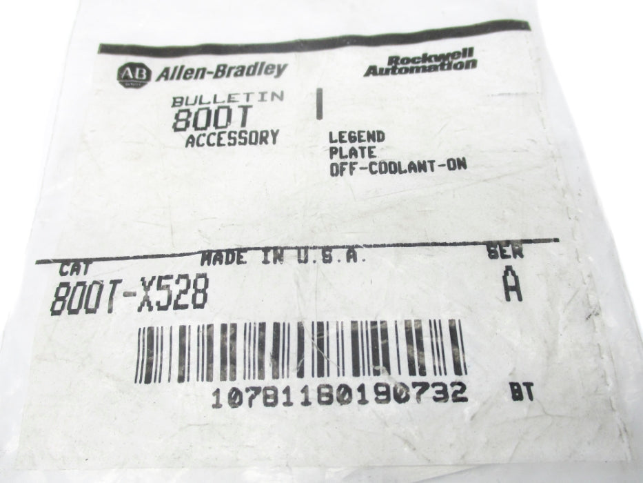 INDUSTRIAL SPARE PART 800T-X528 SER. A NSMP