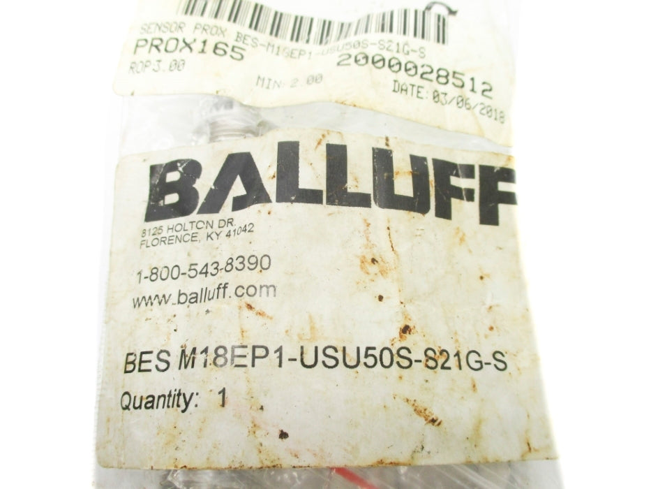 BALLUFF BESM18EP1-USU50S-S21G-S NSMP