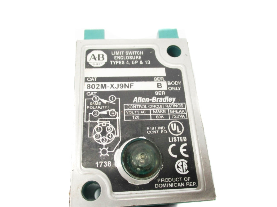 INDUSTRIAL SPARE PART 802M-XJ9NF SER. B NSNP