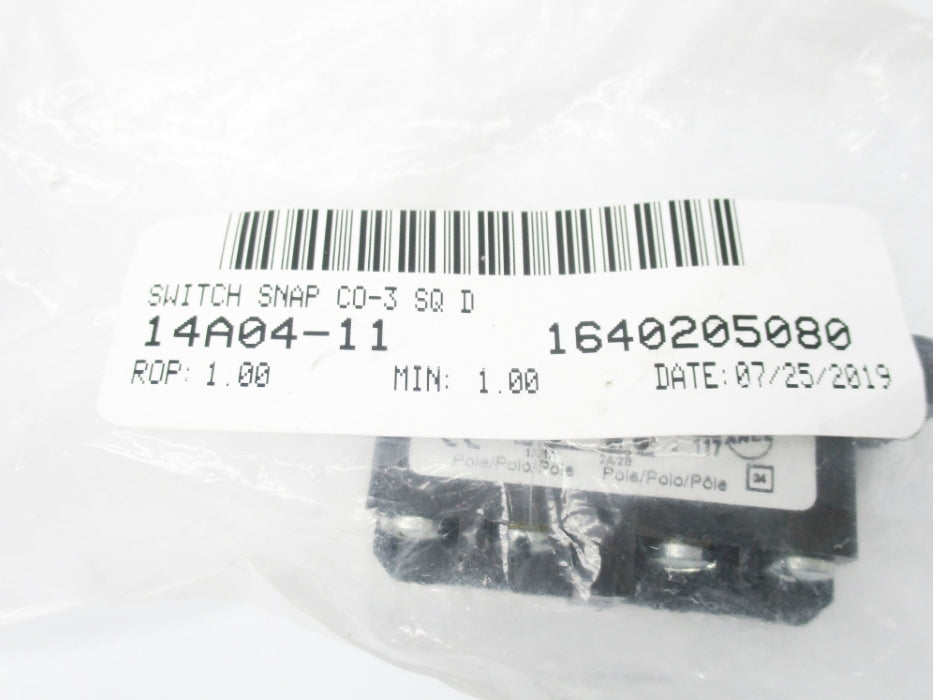 SQUARE D 9007CO3 SER. A 12-120V 3A NSMP