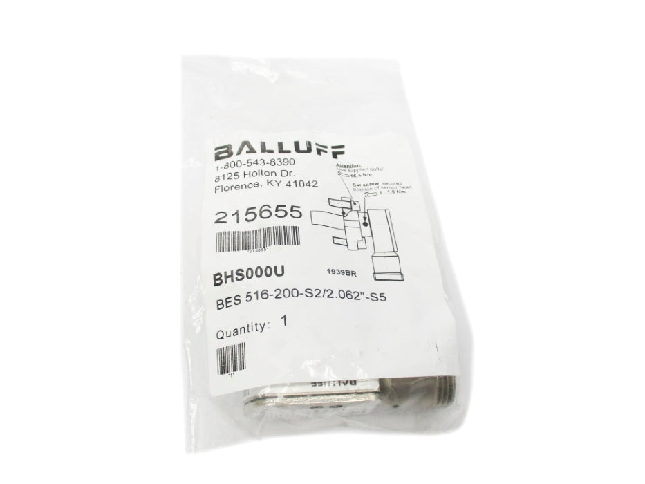 BALLUFF BES516-200-S2/2.062-S5 BHS000U 3000PSI NSMP