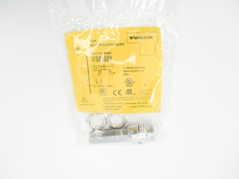 TURCK BI5-G18-ADZ30X2-B1331 42080 NSMP