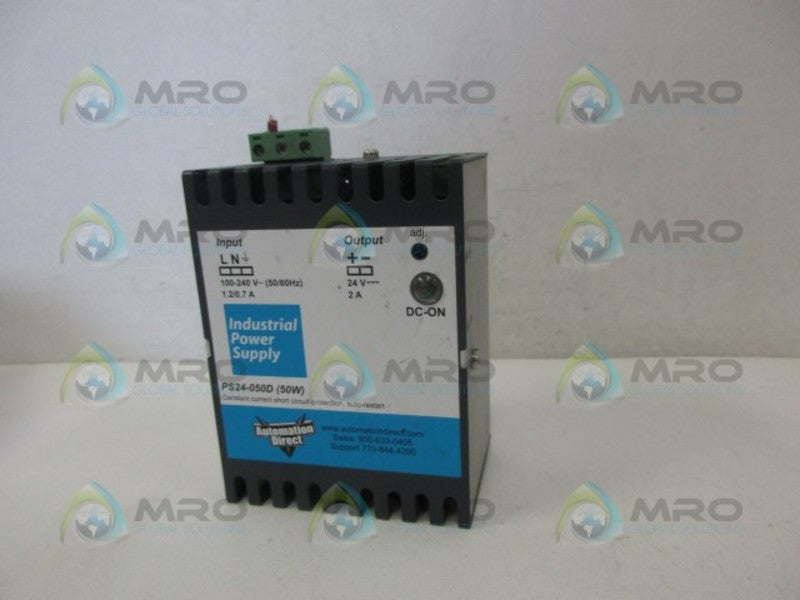 AUTOMATION DIRECT PS24-050D DIRECT POWER SUPPLY *USED*