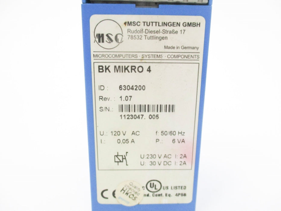 MSC BKMIKRO4 NSNP