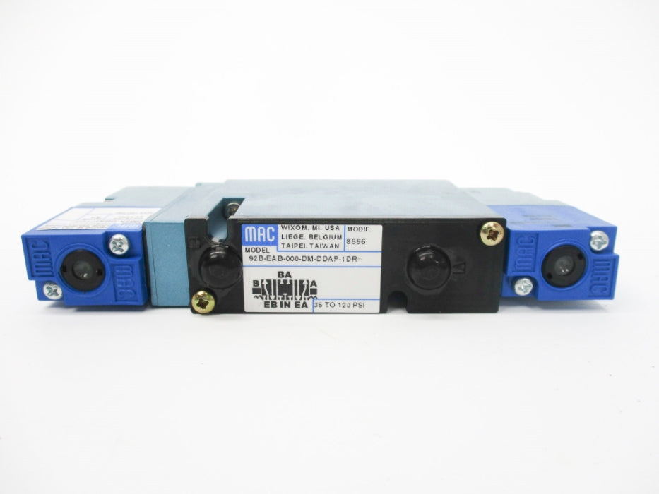 MAC 92B-EAB-000-DM-DDAP-1DR 24VDC 35-120PSI NSMP