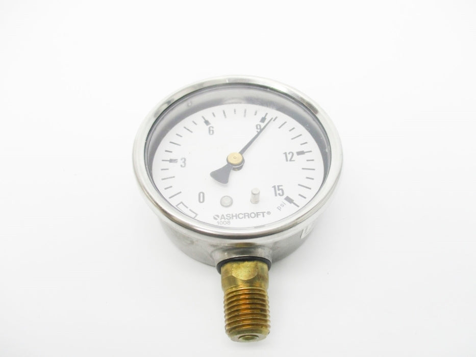 ASHCROFT 631008A02L15# 0-15PSI NSMP