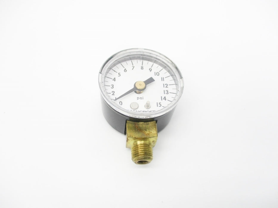 ASHCROFT 15W1005H01L15# 0-15PSI NSMP