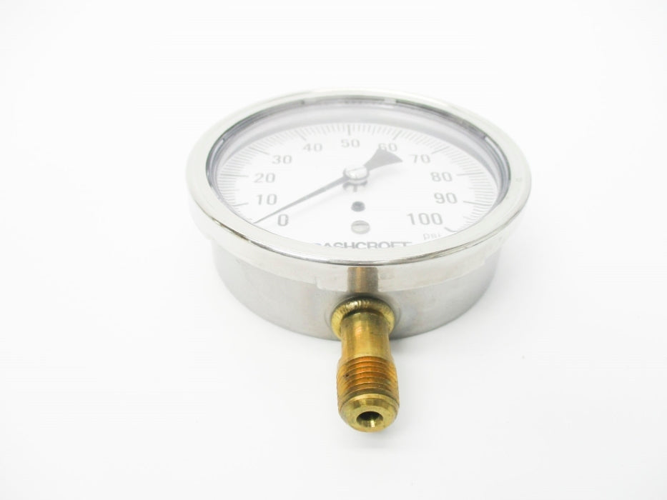 ASHCROFT 35-1009-AW-02L-100# 0-100PSI NSMP