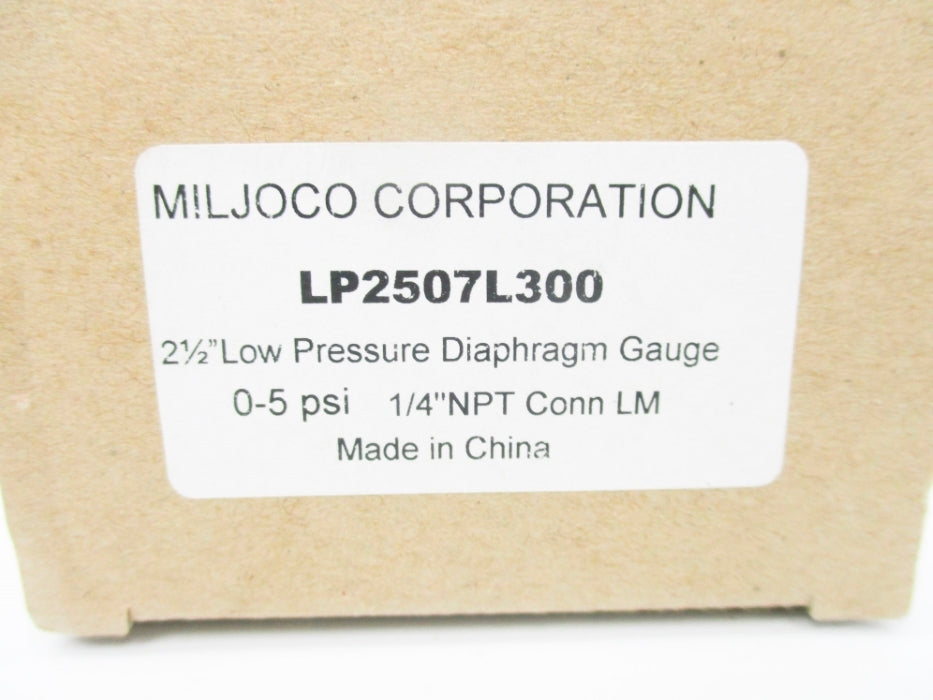 MILJOCO LP2507L300 0-5PSI NSMP