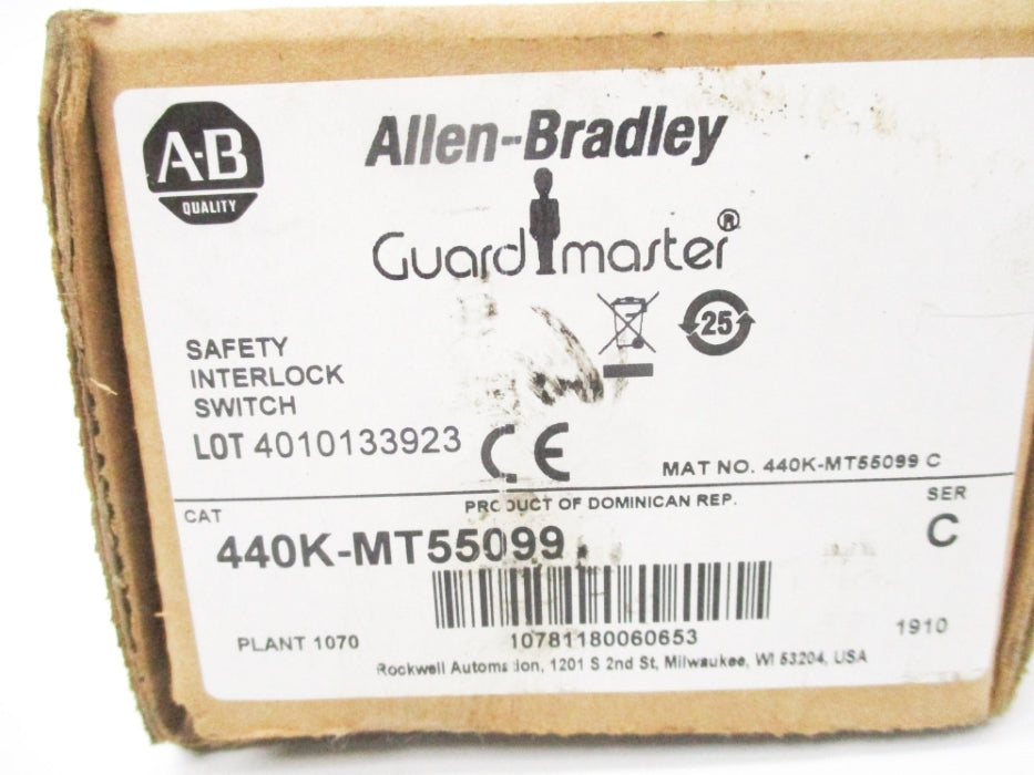 ALLEN BRADLEY 440K-MT55099 SER. C (BR/WH) NSMP