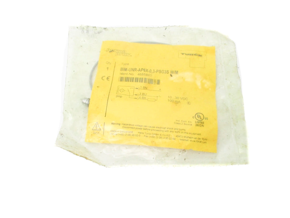 TURCK BIM-UNR-AP6X-0.3-PSG3SW/M 4685843 NSMP