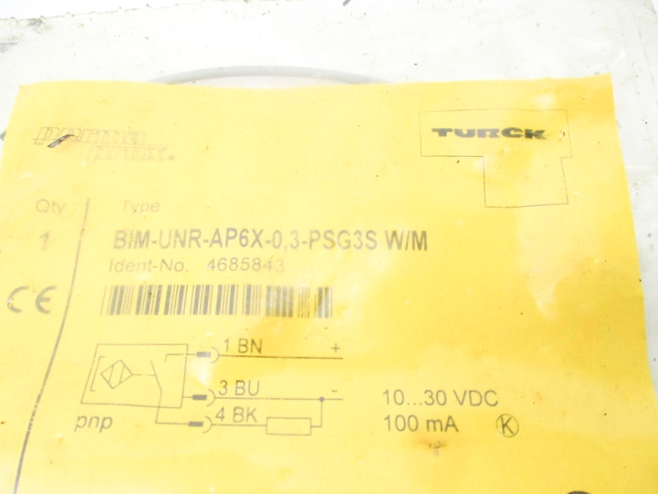 TURCK BIM-UNR-AP6X-0.3-PSG3SW/M 4685843 NSMP