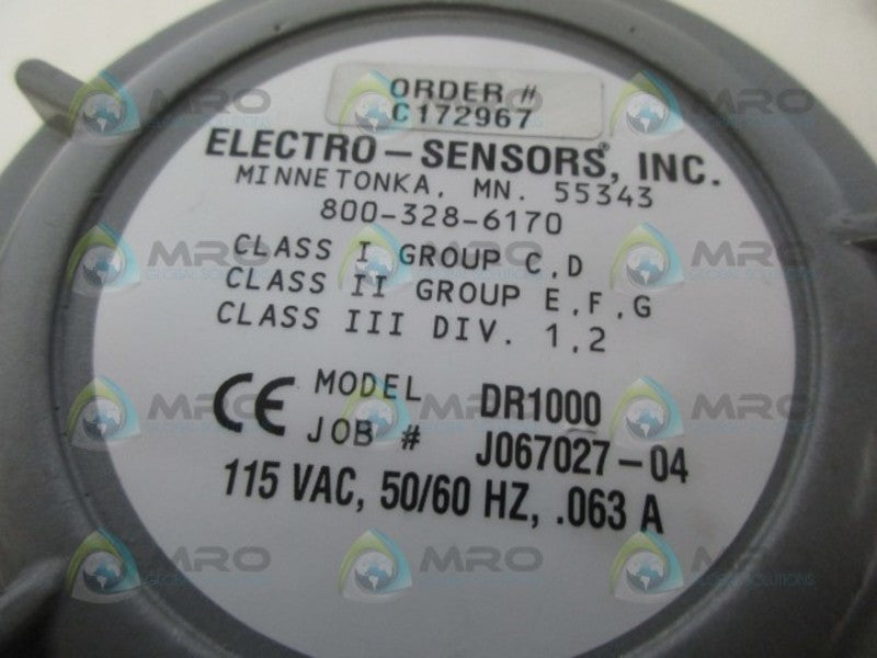 ELECTRO SENSORS DR1000 SPEED SWITCH*NEW NO BOX*