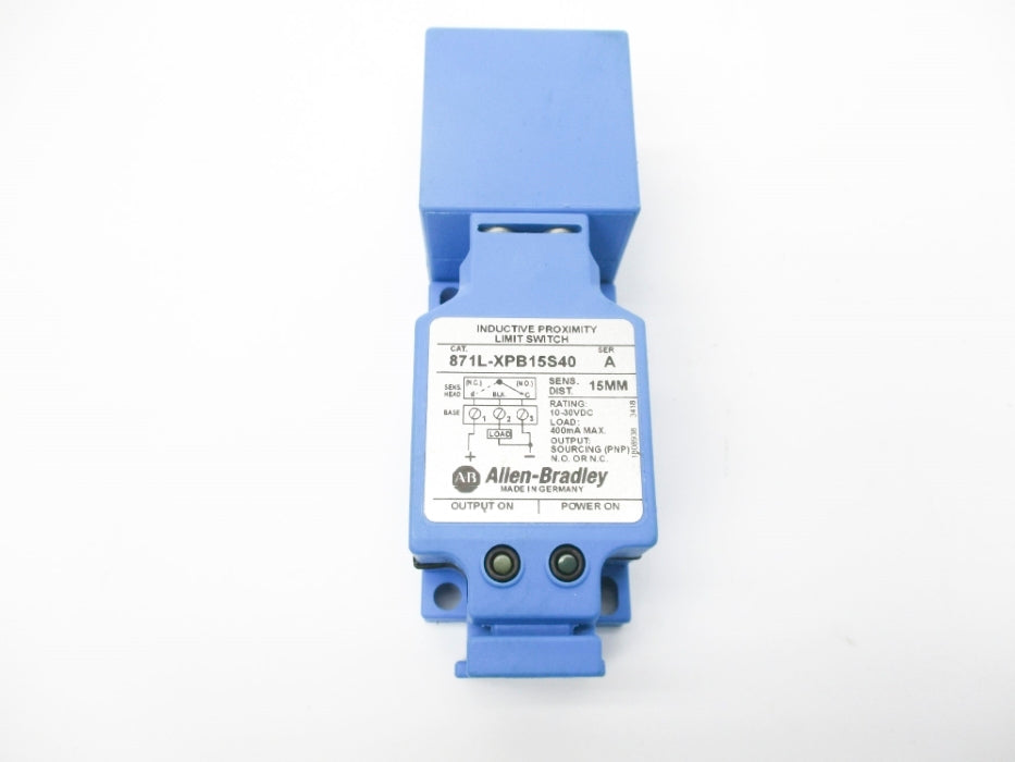 ALLEN BRADLEY 871L-XPB15S40 SER. A (WH) NSMP