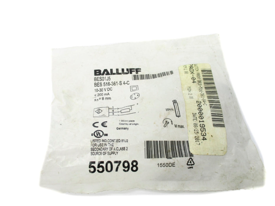BALLUFF BES516-361-S-4-C BES01J5 NSMP
