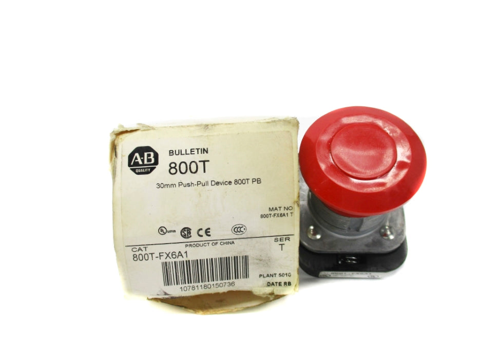 ALLEN BRADLEY 800T-FX6A1 SER. T (AS PICTURED) (WH) NSMP
