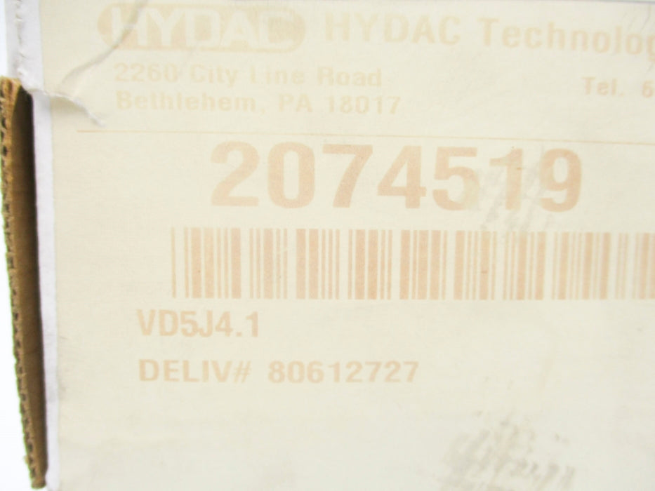 HYDAC VD5J4.1 2074519 NSMP