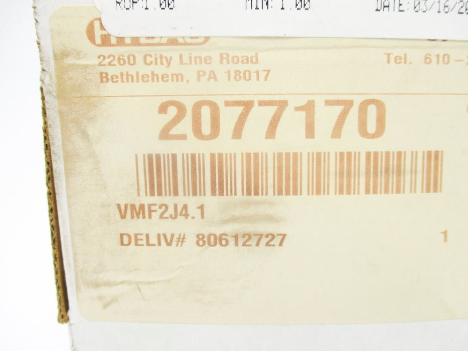 HYDAC VMF2J4.1 2077170 NSMP