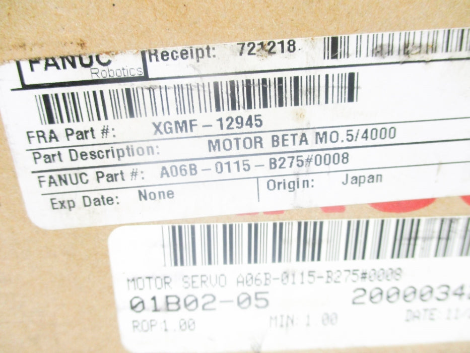 FANUC A06B-0115-B275#0008 NSMP