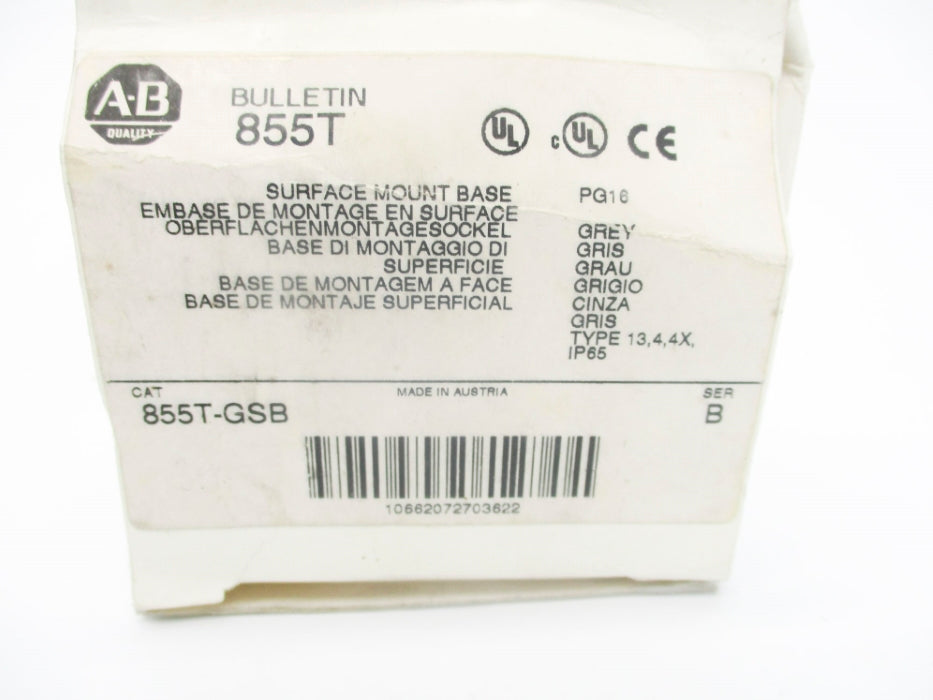 ALLEN BRADLEY 855T-GSB SER. B (WH) NSMP