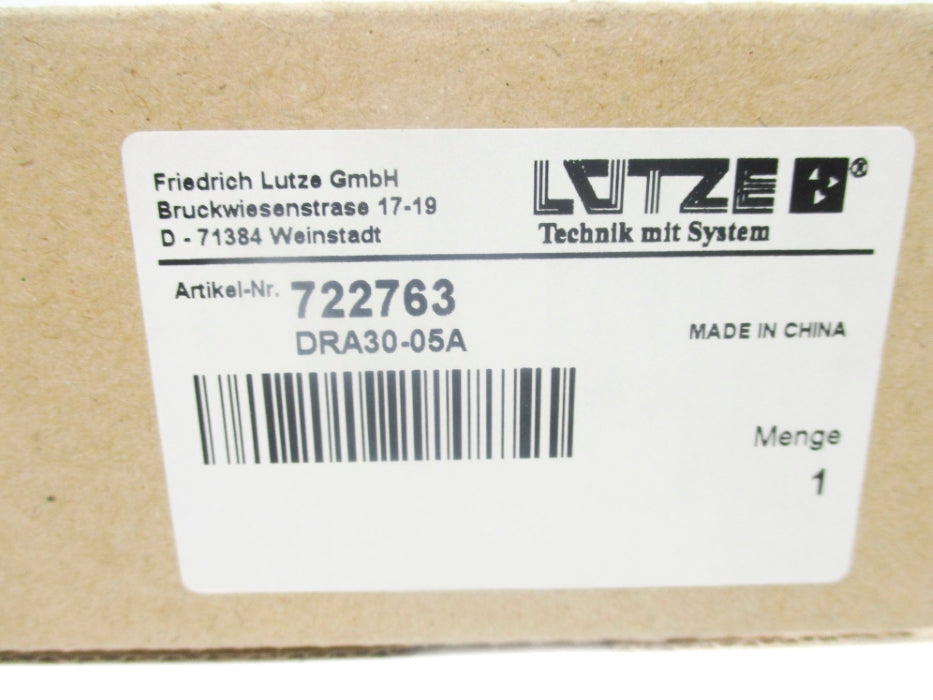LUTZE DRA30-05A 722763 NSMP
