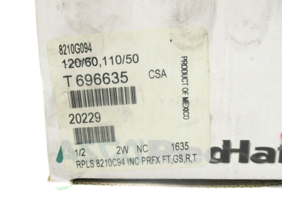 ASCO 8210G094 120/60 110/50 150PSI NSMP