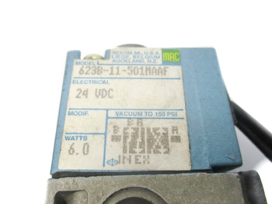 MAC 623B-11-501MAAF 24VDC 150PSI NSNP