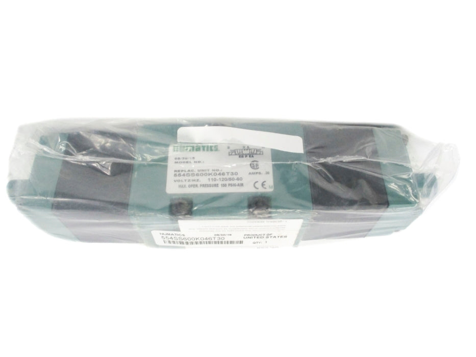 NUMATICS 554SS600K046T30 110/120V 150PSIG NSMP