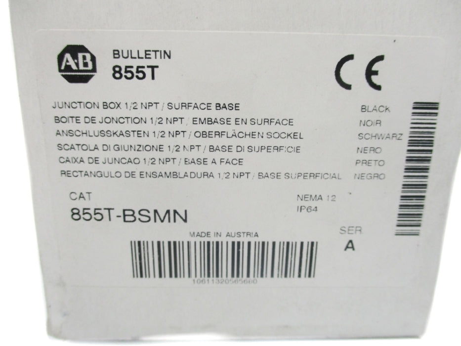 INDUSTRIAL SPARE PART 855T-BSMN SER. A (WH) NSMP