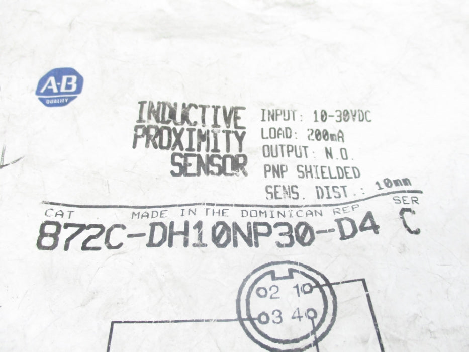 INDUSTRIAL SPARE PART 872C-DH10NP30-D4 SER. C NSMP