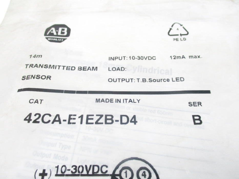 ALLEN BRADLEY 42CA-E1EZB-D4 SER. B NSMP