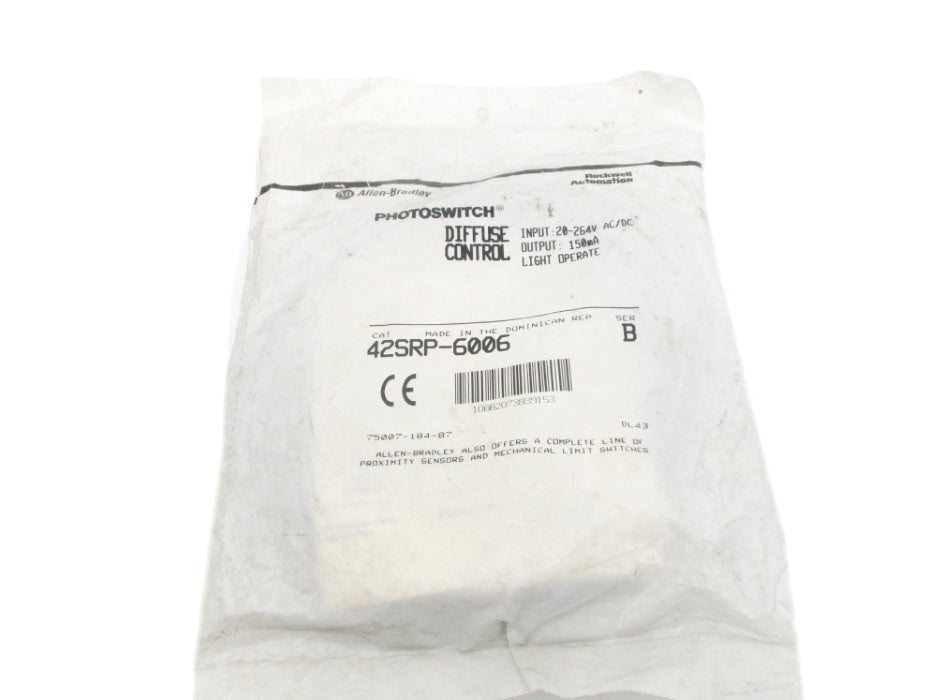 ALLEN BRADLEY 42SRP-6006 SER. B NSMP