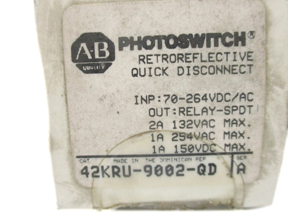 INDUSTRIAL SPARE PART 42KRU-9002-QD SER. A (WH) NSMP
