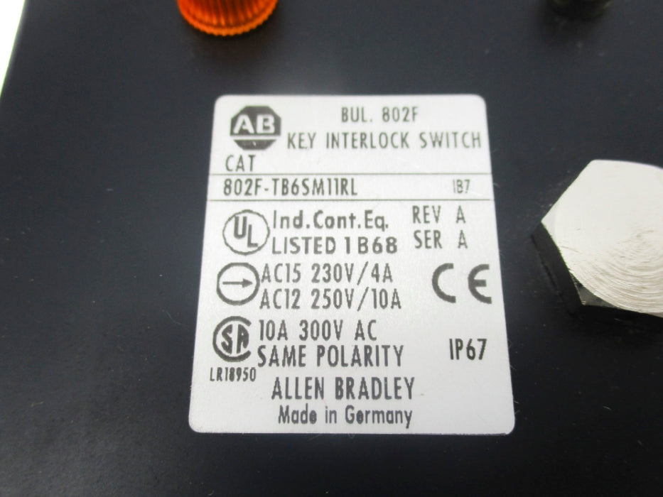 INDUSTRIAL SPARE PART 802F-TB6SM11RL SER. A NSNP