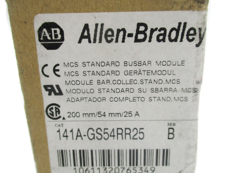ALLEN BRADLEY 141A-GS54RR25 SER. B (BR/WH) NSMP