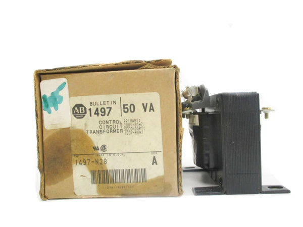 ALLEN BRADLEY 1497-N28 SER. A .050KVA (BR/WH) NSMP