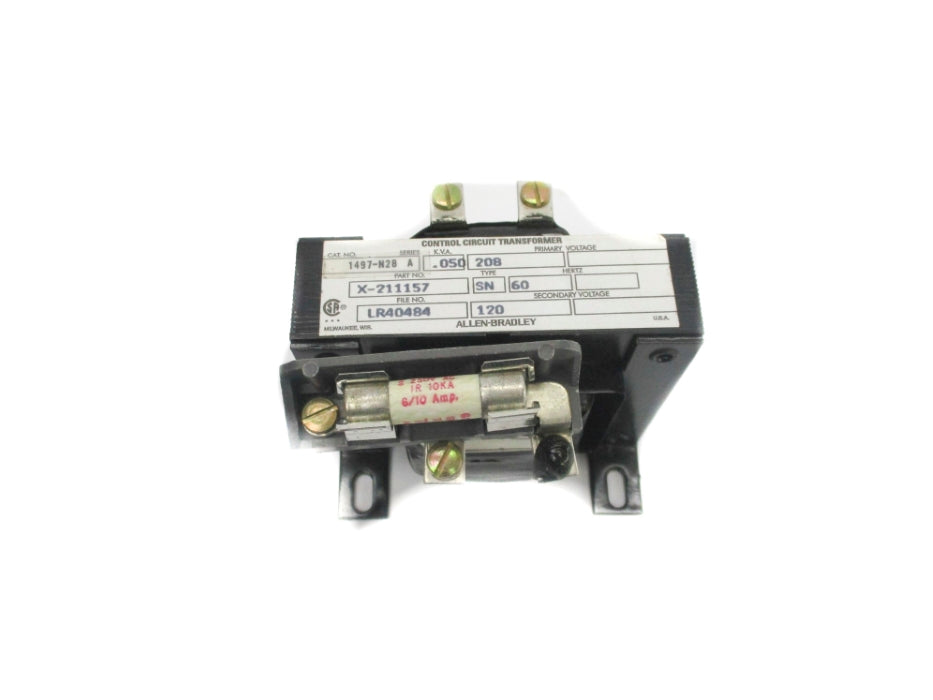 ALLEN BRADLEY 1497-N28 SER. A .050KVA (BR/WH) NSMP