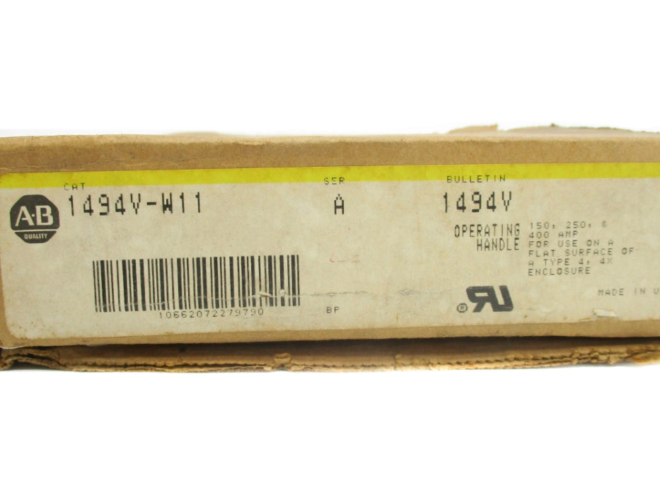 ALLEN BRADLEY 1494V-W11 SER. A (BR/YL) NSMP