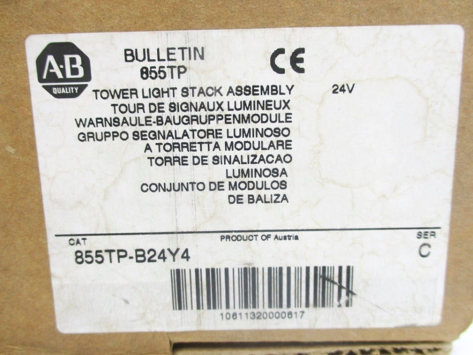 INDUSTRIAL SPARE PART 855TP-B24Y4 SER. C (BR/WH) NSMP