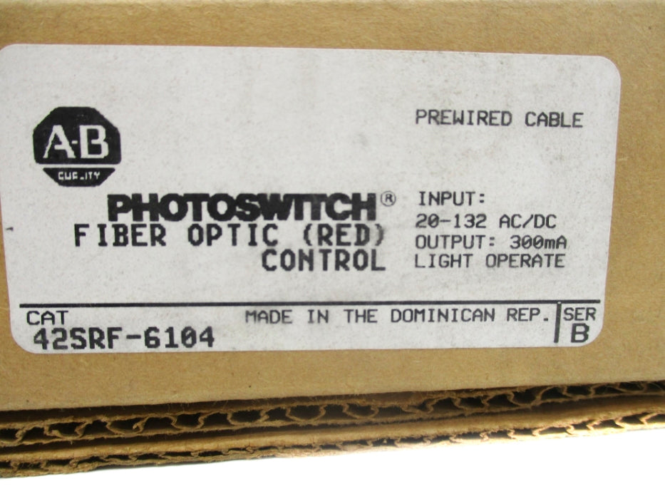 ALLEN BRADLEY 42SRF-6104 SER. B (BR/WH) NSMP