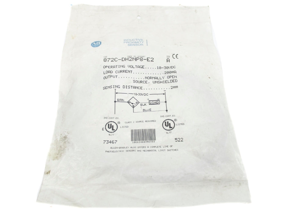 ALLEN BRADLEY 872C-DH2NP8-E2 SER. A NSMP