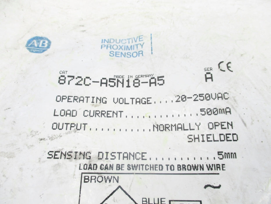 ALLEN BRADLEY 872C-A5N18-A5 SER. A NSMP