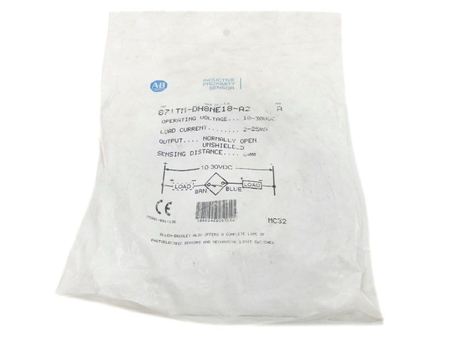 ALLEN BRADLEY 871TM-DH8NE18-A2 SER. A NSMP