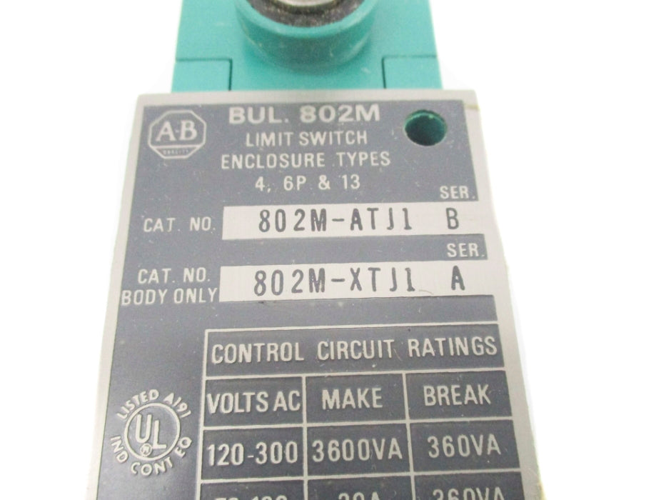 INDUSTRIAL SPARE PART 802M-ATJ1 SER. B NSNP