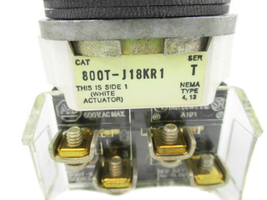 ALLEN BRADLEY 800T-J18KR1 SER. T NSNP