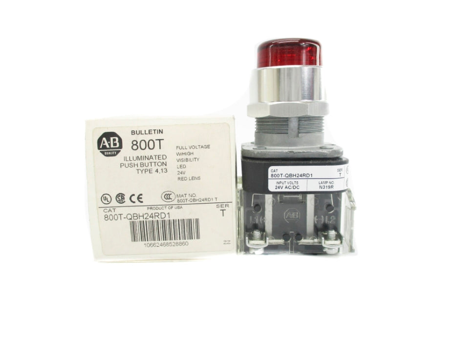 ALLEN BRADLEY 800T-QBH24RD1 SER. T (WH) NSMP
